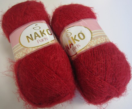 Пряжа Nako PARIS 3641 красный
