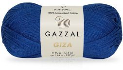 Пряжа Gazzal GIZA 2478 т.синий (5 мотков)