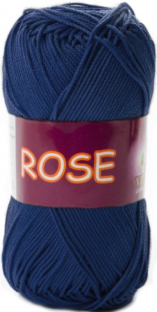 Пряжа Vita cotton ROSE 4254 т.синий