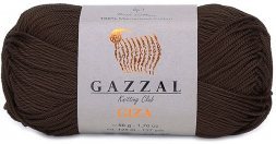 Пряжа Gazzal GIZA 2486 коричневый (5 мотков)