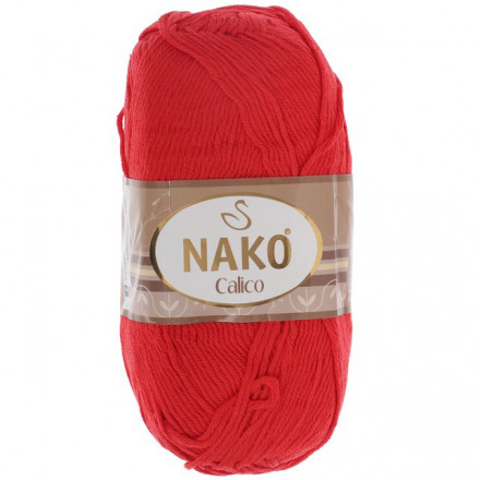 Пряжа Nako CALICO 2209 красный
