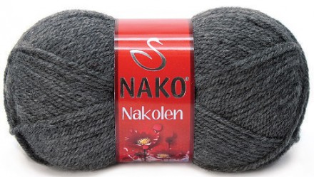 Пряжа Nako NAKOLEN 193 тускл.серый