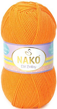 Пряжа Nako ELIT BABY 4038 апельсин