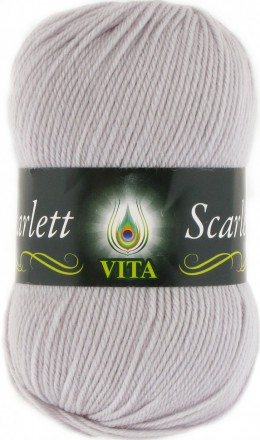 Пряжа Vita SCARLETT 1866 серый