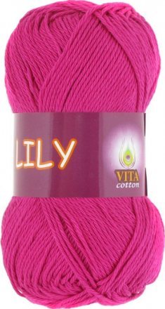 Пряжа Vita cotton LILY 1623 цикламен