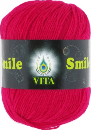 Пряжа Vita SMILE 3515 красный