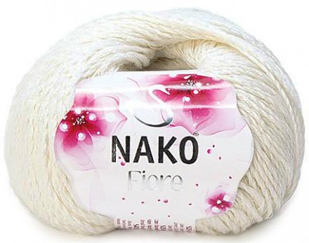 Пряжа Nako FIORE 2378 ваниль