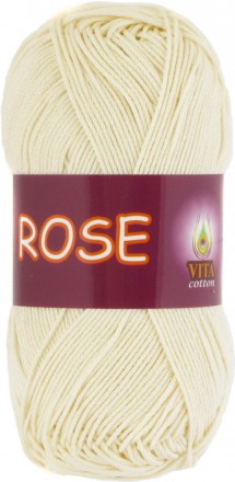 Пряжа Vita cotton ROSE 3950 экрю