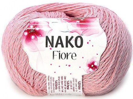 Пряжа Nako FIORE 11242 св.розовый