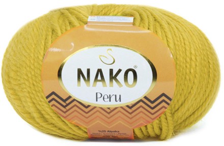 Пряжа Nako PERU 10315 горчица