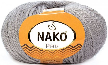 Пряжа Nako PERU 11853 св.серый