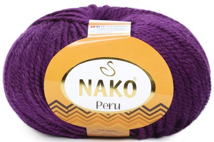 Пряжа Nako PERU 3260 фиолет