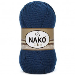 Пряжа Nako CALICO 148 т.синий