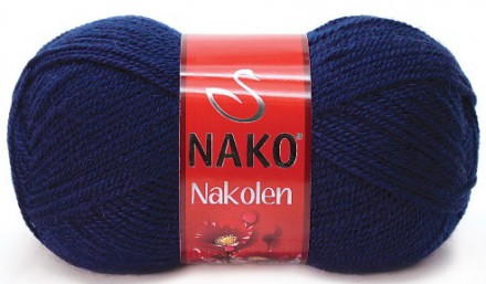 Пряжа Nako NAKOLEN 148 т.синий