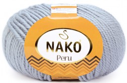 Пряжа Nako PERU 3985 серо-голубой