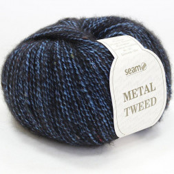 Пряжа Seam METAL TWEED 11 т.синий (2 мотка)