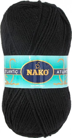 Пряжа Nako ATLANTIC 217-1252 черный
