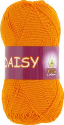 Пряжа Vita cotton DAISY 4422 яр.оранжевый
