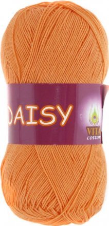 Пряжа Vita cotton DAISY 4423 оранжевый