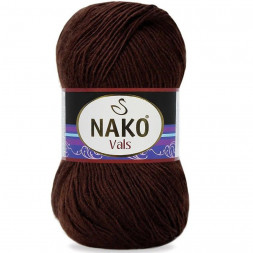 Пряжа Nako VALS 1182 коричневый