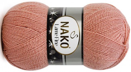 Пряжа Nako LAME FINE 11613 B розовый персик