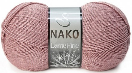 Пряжа Nako LAME FINE 1429 SE п.роза
