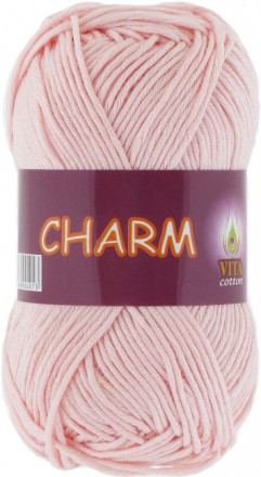 Пряжа Vita cotton CHARM 4198 роз.пудра