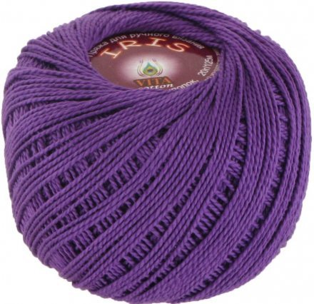 Пряжа Vita cotton IRIS 2114 фиолетовый
