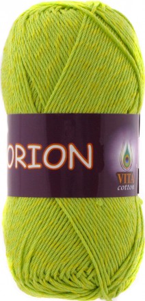 Пряжа Vita cotton ORION 4563 салатовый