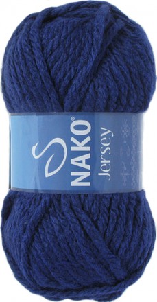 Пряжа Nako JERSEY 1250-1958 т.синий