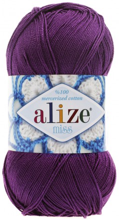 Пряжа Alize MISS 475 фиолетовый