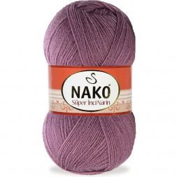 Пряжа Nako SUPER INCI NARIN 569 т.пыл.роза (5 мотков)