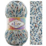 Пряжа Alize VERONA 7811 принт (5 мотков)