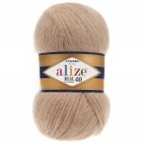 Пряжа Alize ANGORA REAL 40 05 бежевый (5 мотков)