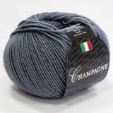 Пряжа Seam CHAMPAGNE 1004 т.серый (2 мотка)
