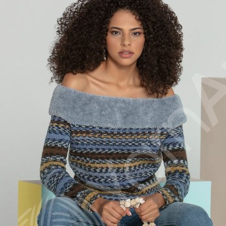 Пряжа Yarnart CRAZY COLOR 115 зеленый принт (5 мотков)