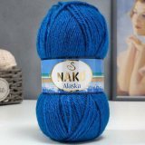 Пряжа Nako ALASKA 339 синева (5 мотков)