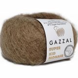 Пряжа Gazzal SUPER KID MOHAIR 64406 бежевый (6 мотков)