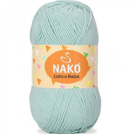 Пряжа Nako CALICO BEBE 13281 мятный (5 мотков)