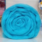 Тонкая шерсть для валяния 172 яр.голубой