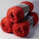 Пряжа Color City БЕЛЫЙ ЛЕОПАРД 509 красный меланж (5 мотков)