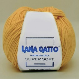 Пряжа Lana Gatto SUPER SOFT 14468 горчица