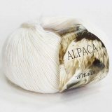 Пряжа Seam ALPACA D’ITALIA 02 белый (5 мотков)