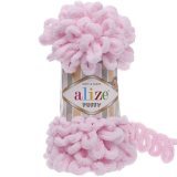 Пряжа Alize PUFFY 31 св.розовый (5 мотков)