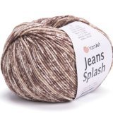 Пряжа Yarnart JEANS SPLASH 945 какао принт (5 мотков)