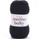 Пряжа Yarnart MERINO BULKY 585 черный (5 мотков)
