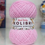 Пряжа M&amp;h KOLIBRI ХЛОПОК КЛАССИК 095 розовый (2 мотка)