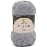 Пряжа Камтекс ВОЗДУШНАЯ 168 св.серый (5 мотков)