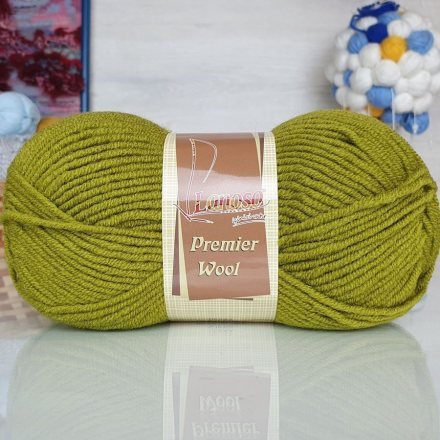 Пряжа Lanoso PREMIER WOOL 6687 липа (5 мотков)