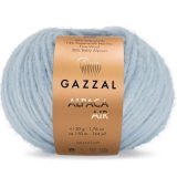 Пряжа Gazzal ALPACA AIR 84 голубой (4 мотка)